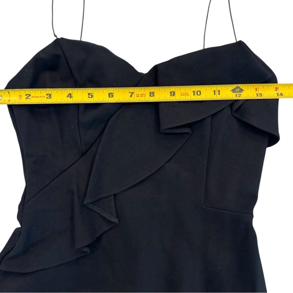 ASTR the Label Black Bodycon Ruffle Mini Dress - Picture 2 of 8